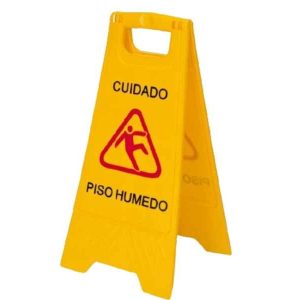 SEÑALETICA PISO HUMEDO AMARILLO